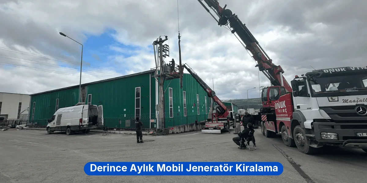 Derince Aylık Mobil Jeneratör Kiralama